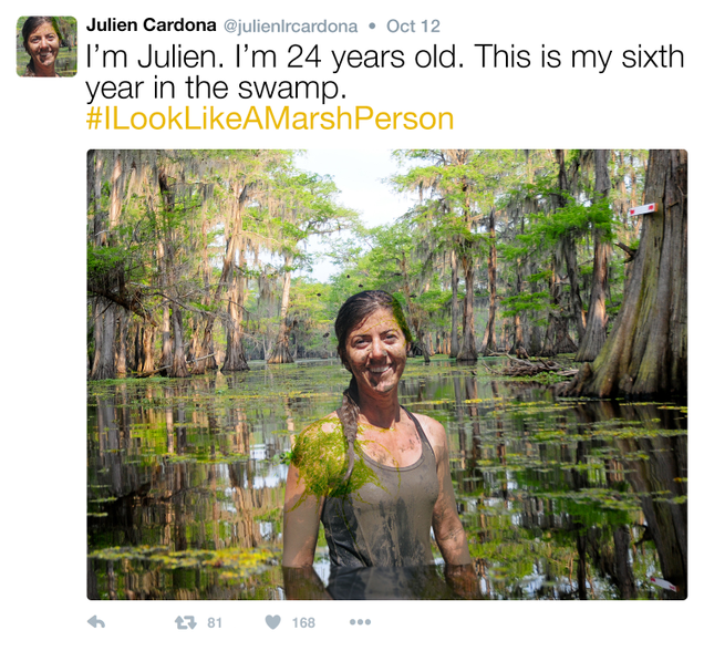 Illustration for article titled Feminism FTW! The Incredible Women Behind #ILookLikeAMarshPerson Are Turning The Table On Sexism In Swamps